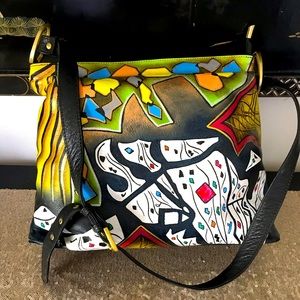 🎈leather Artistic collection shoulder bag 🎈